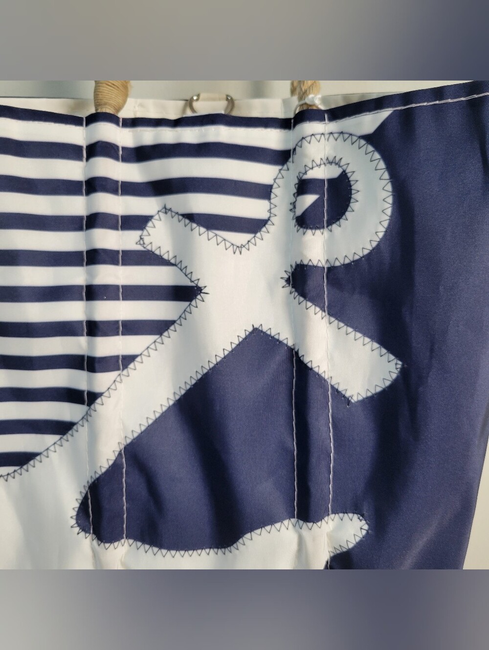 NWT Seabags Of Maine Anchor Stripe Tote Beach Resortwear Old Money Preppy - Picture 5 of 10